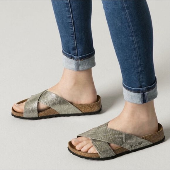 Birkenstock Metallic Sandals - Picture 1 of 12
